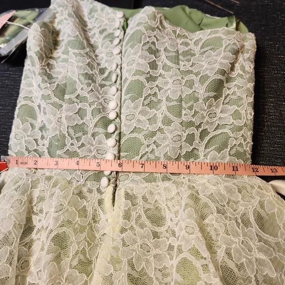 Mori Lee Madeline Gardner Formal Evening Lace Bridesmaid Wedding Fancy Full - Picture 12 of 16